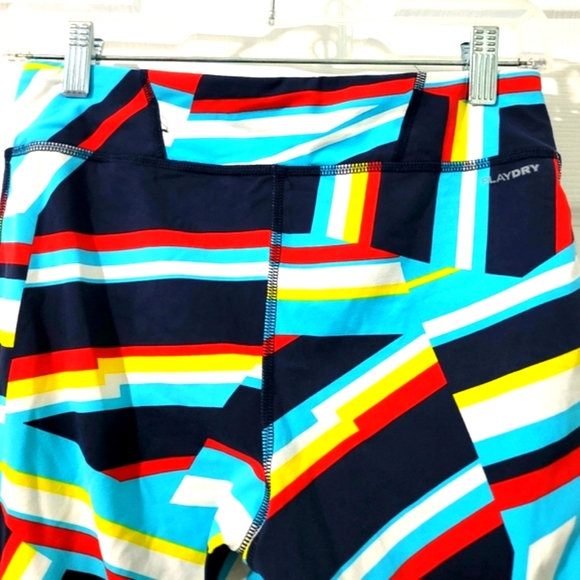 Reebok Play Dry Women's Geometric Print Leggings Size S - Picture 9 of 14